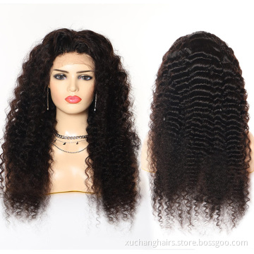 wholesale weaves and wigs human hair wigs for black women 20 inch 210% density swiss lace front wigs human hair lace front